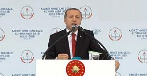 Cumhurbaşkanı Tayyip Erdoğan, Kadıköy'de okul açılışına katıldı.