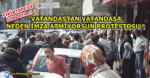 Fikirtepe'de Vatandaştan Vatandaşa İmza Protestosu ve FİKENTDER Açıklaması