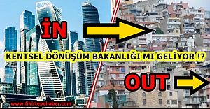 İnşaatçılardan Kentsel dönüşüm bakanlığı talebi !