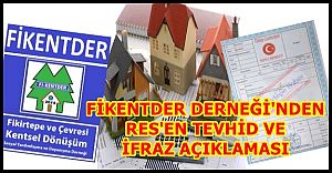 Fikentder'den res'en tevhid ve ifraz açıklaması