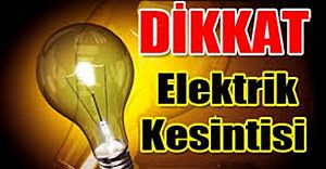 Dikkat, İstanbul Anadolu Yakasında Elektrik Kesintisi ..!