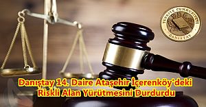Danıştay'dan Ataşehir İçerenköy'de Riskli Alana İptal