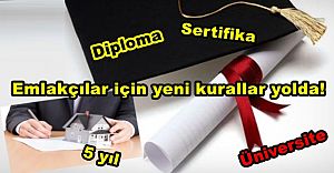 Emlakçılar için 'Diplomalı ve Sertifikalı' yeni kurallar yolda!