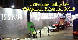 Fortis - Sinanlı Fikirtepe Şantiyesinde Geceyarısı İcra Şoku!