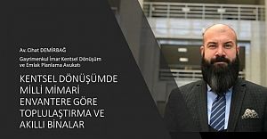Kentsel Dönüşümde Milli Envantere Göre Toplulaştırma ve ..