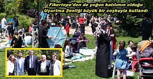 Fikertepe'den yoğun katılım, Uçurtma Şenliği büyük bir coşkuyla kutlandı