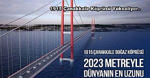 1915 Çanakkale Köprüsü Yükseliyor..