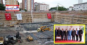 Erkan İnşaat Pırlanta Göztepe temel atma töreni