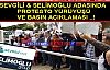 SEVGİLİ & SELİMOĞLU ADASINDA PROTESTO YÜRÜYÜŞÜ (Video)