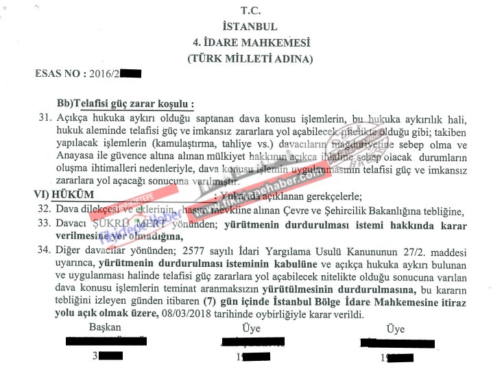 Flaş Haber.. Fikirtepe'de o arsalar mahkeme kararıyla vatandaşa iade!