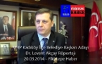 MHP Kadıköy İlçe Belediye Başkan Adayı Dr. Levent Akçay Röportajı 