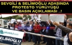 SEVGİLİ & SELİMOĞLU ADASINDA PROTESTO YÜRÜYÜŞÜ (Video)